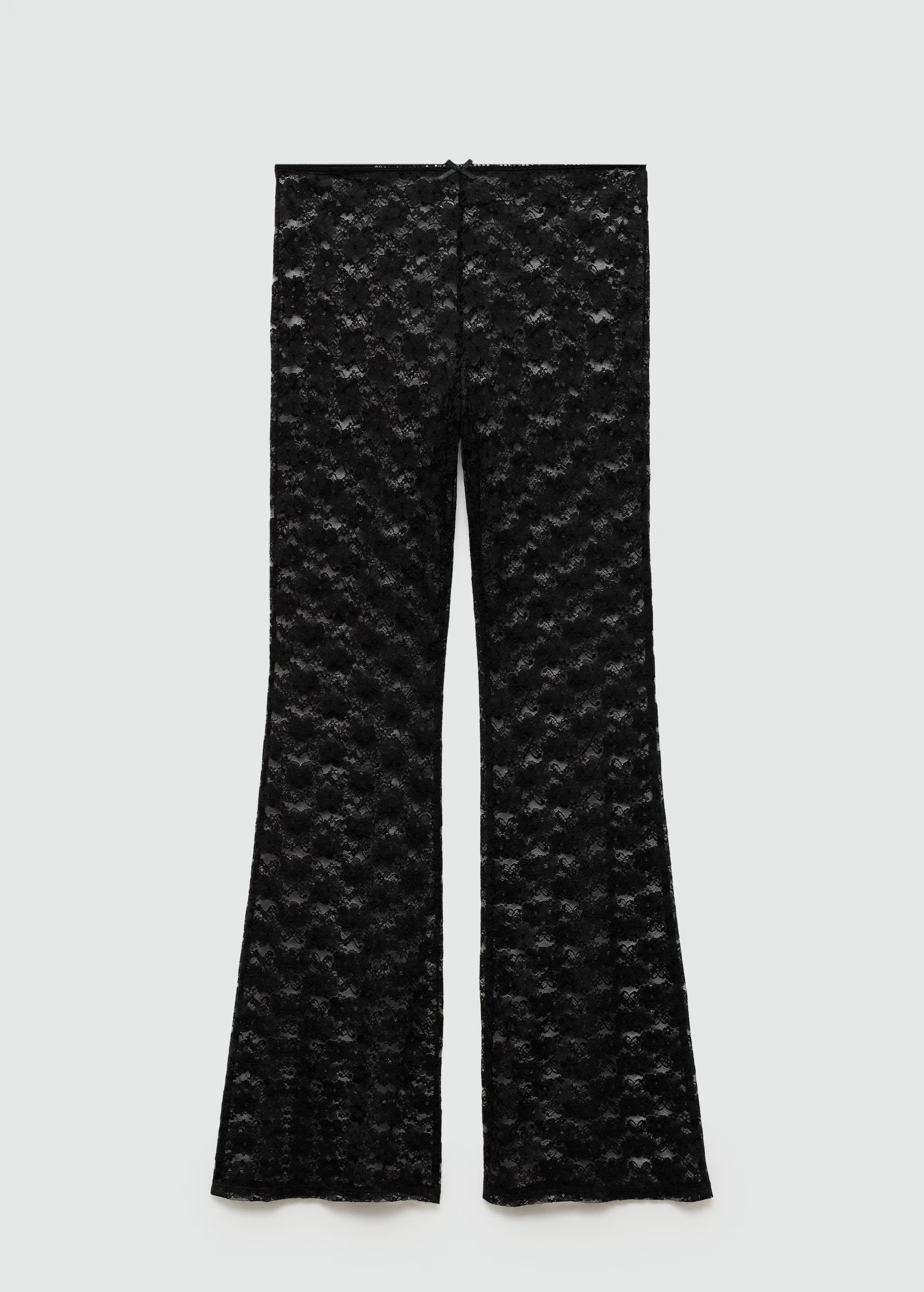 Straight-fit lace pants | MANGO (US)