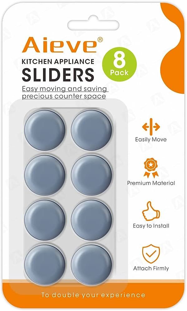 Aieve Appliance Slider, 8Pcs Appliance Sliders for Kitchen Appliances, Small Appliance Slider for... | Amazon (US)