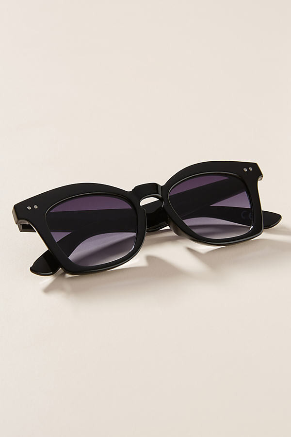 Rhea Square Sunglasses By Anthropologie in Black Size ALL | Anthropologie (US)