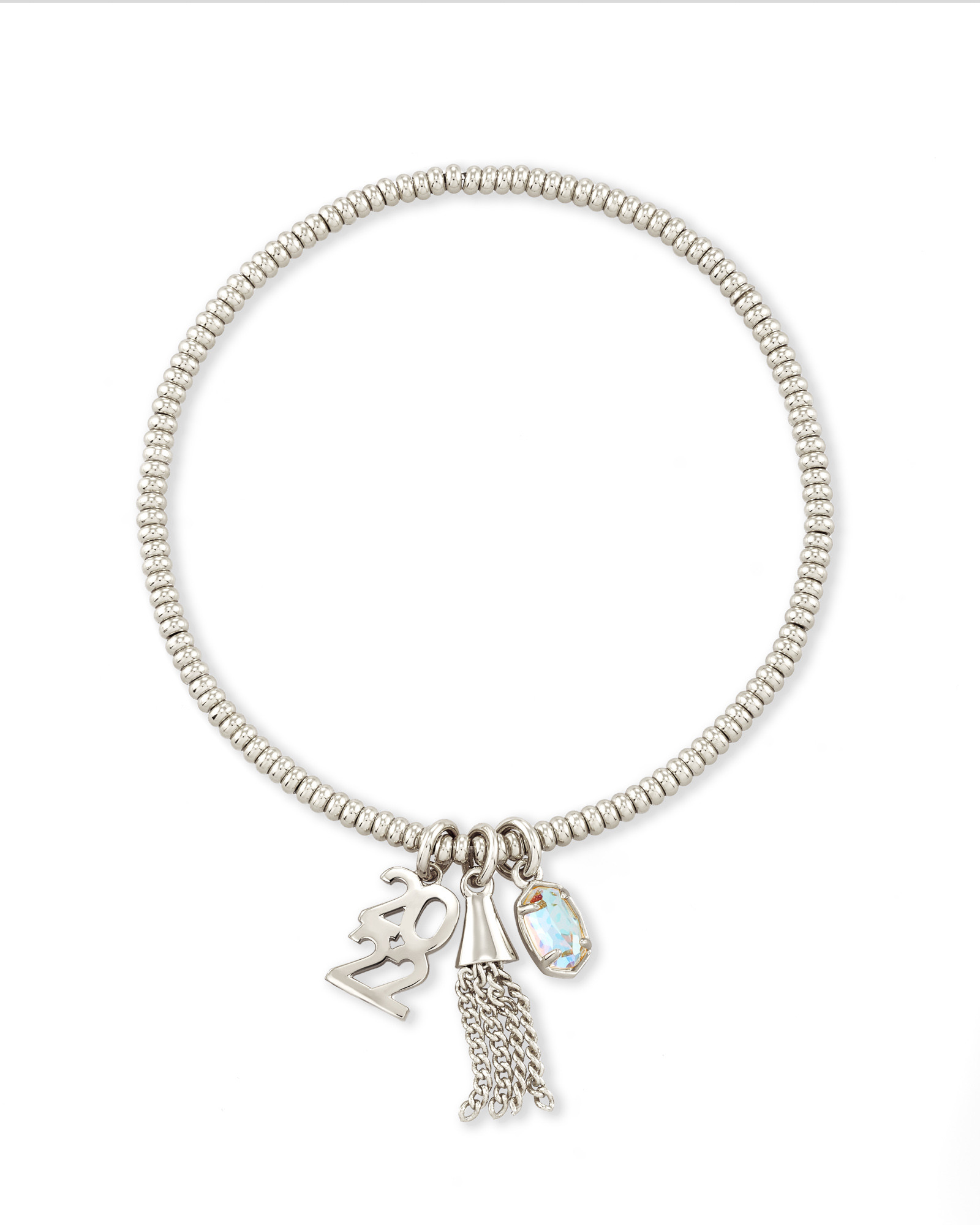 2022 Graduation Stretch Bracelet in Silver | Kendra Scott | Kendra Scott