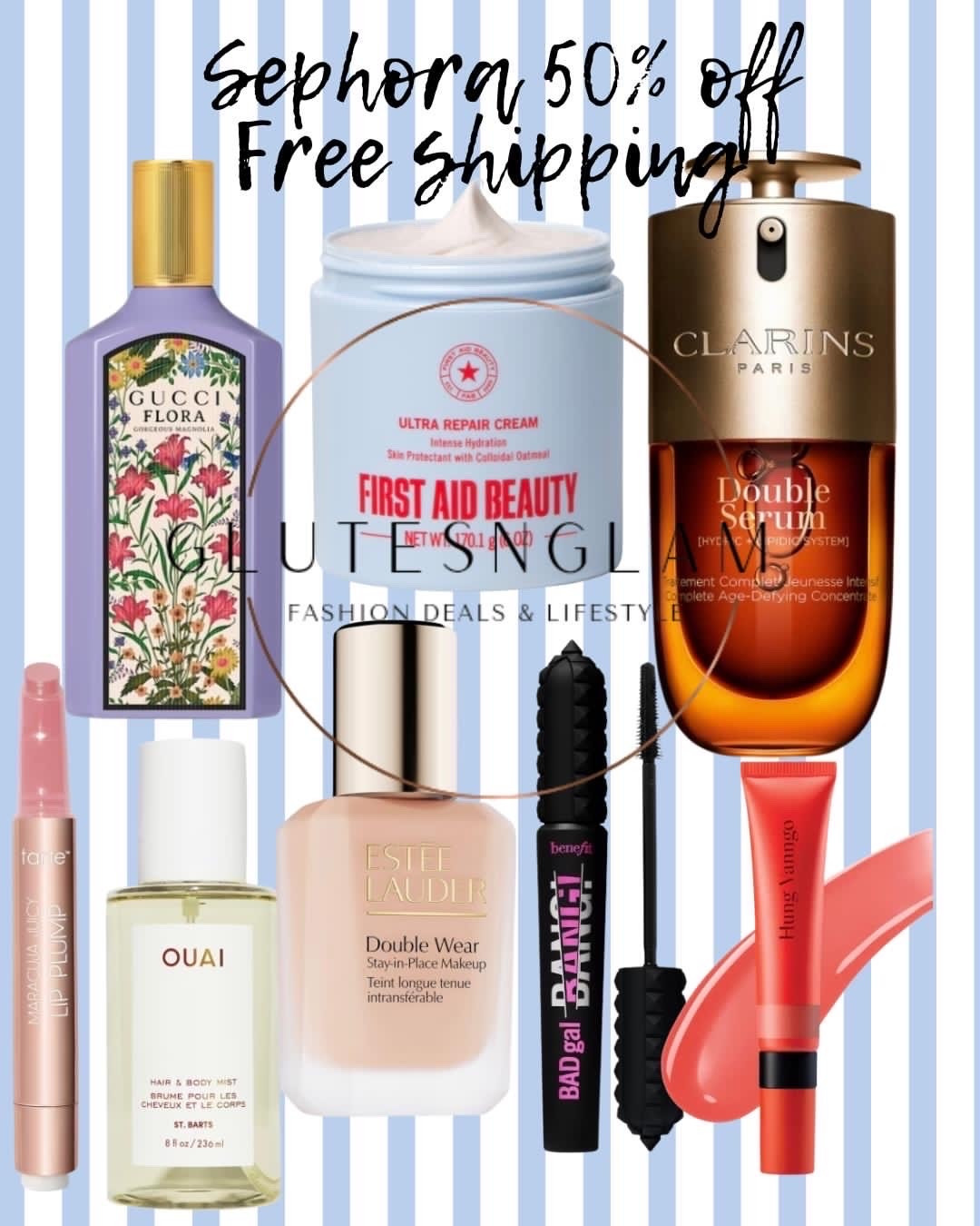 Sephora sale, beauty deals 50% off and free shipping! Gucci perfume, makeup, skincare, Tarte lipgloss, Clarins.

#LTKSaleAlert #LTKBeauty #LTKSeasonal