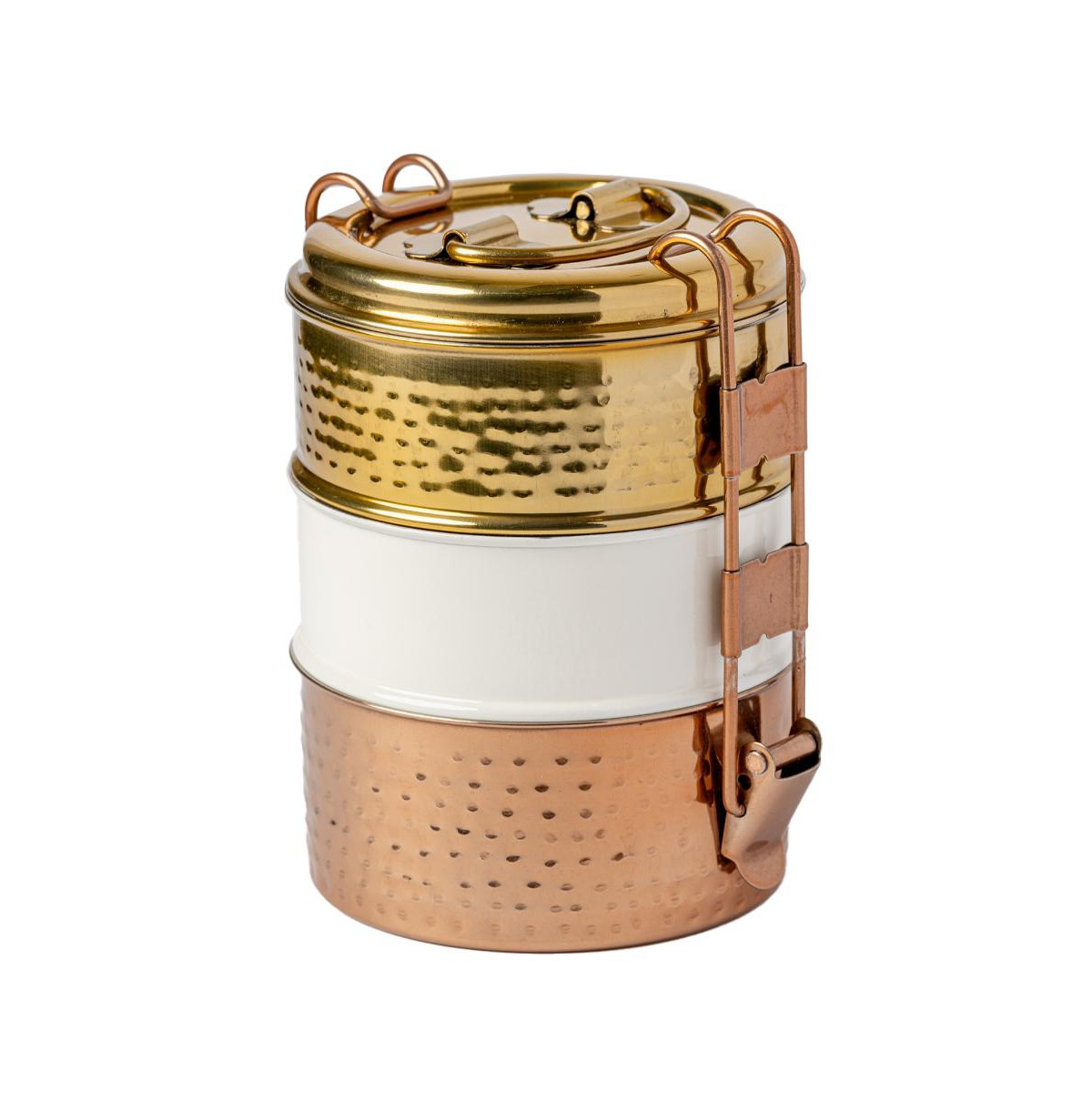 Verve Culture Tiffin Boxes - Small 3 Layer - Gold | Macy's