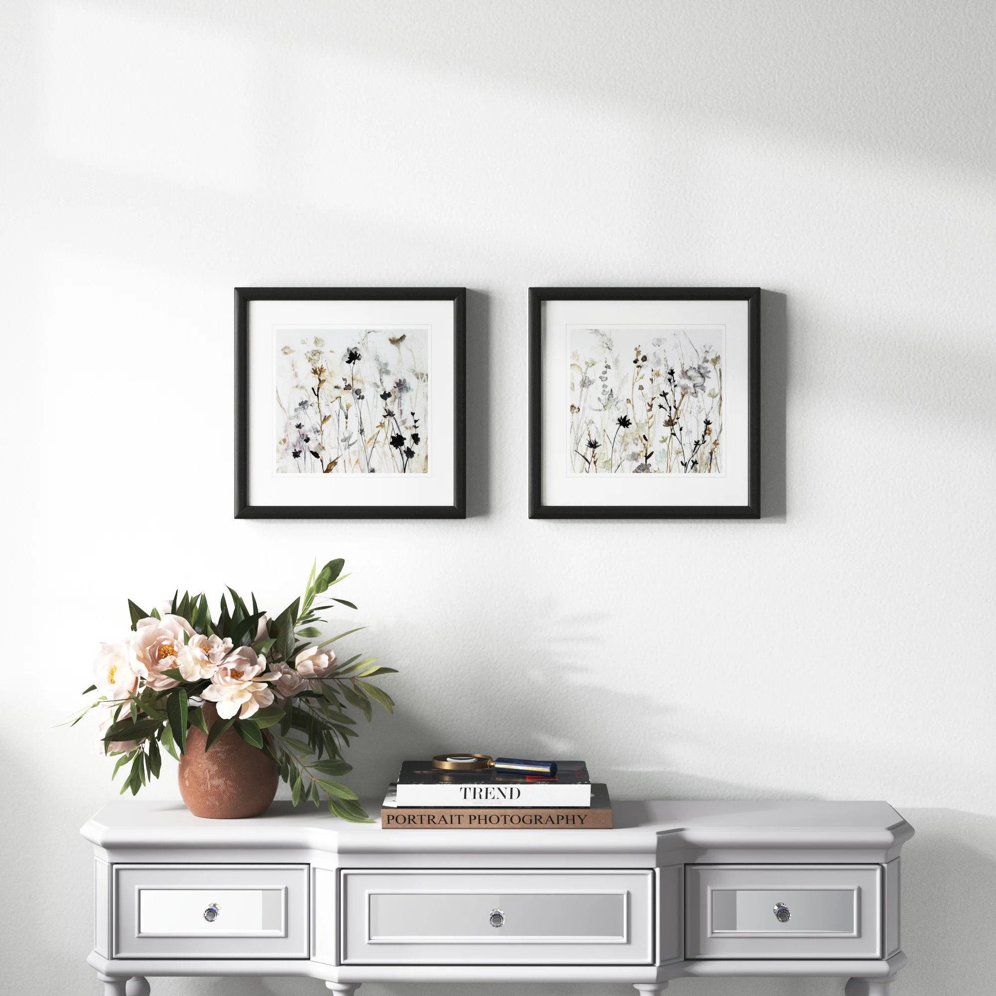 " Wildflower Mist I " 2 - Pieces | Wayfair North America