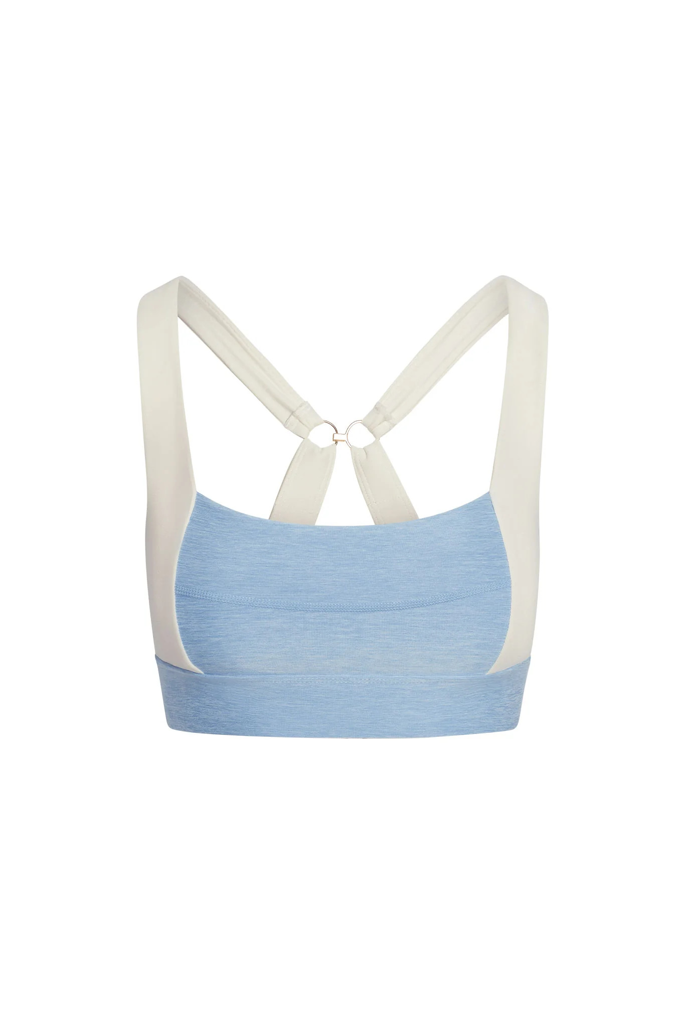 Tash Bra - Heather Sky/Ivory | Monday Swimwear