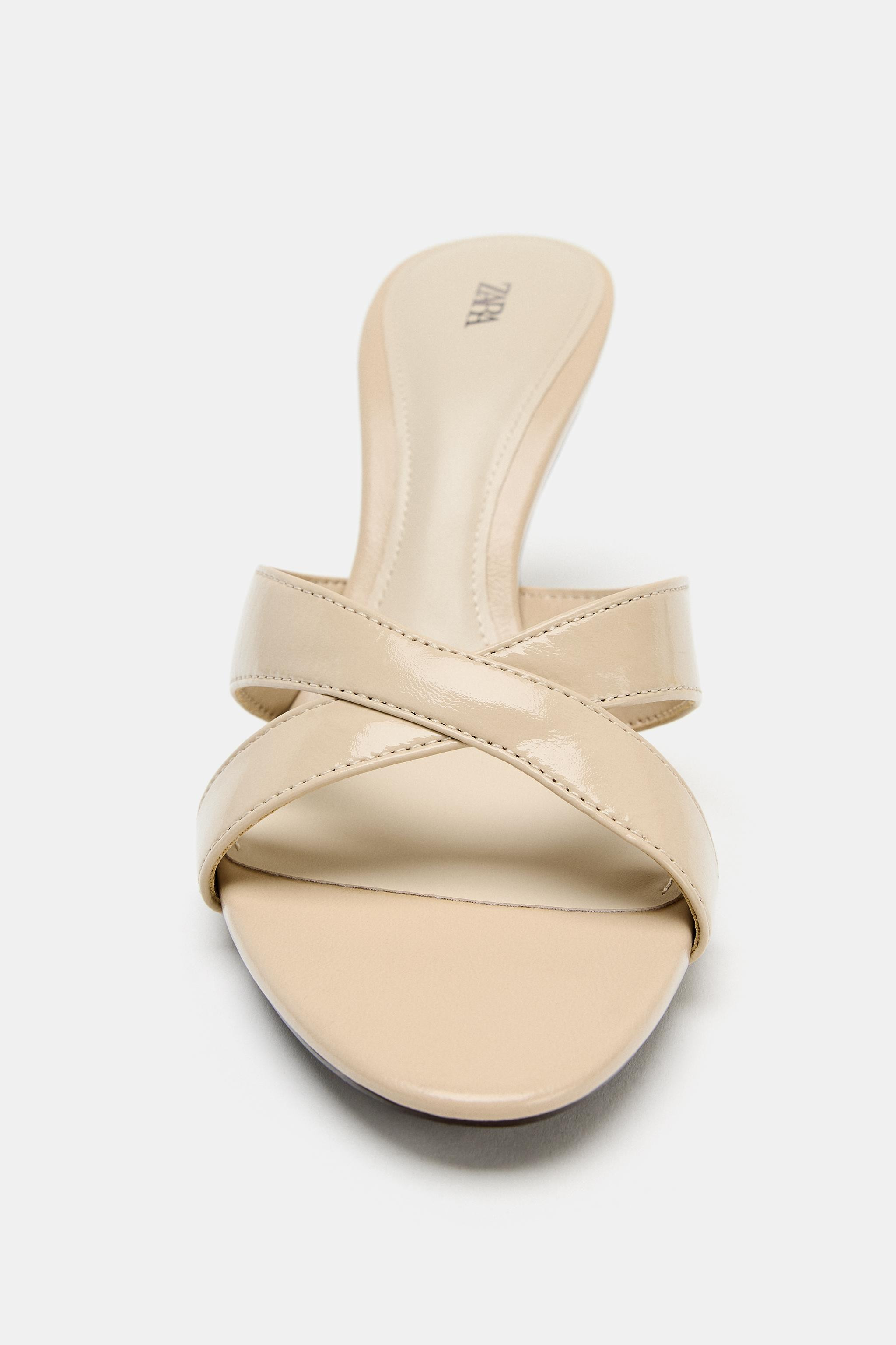 LEATHER MULE SANDALS | Zara UK