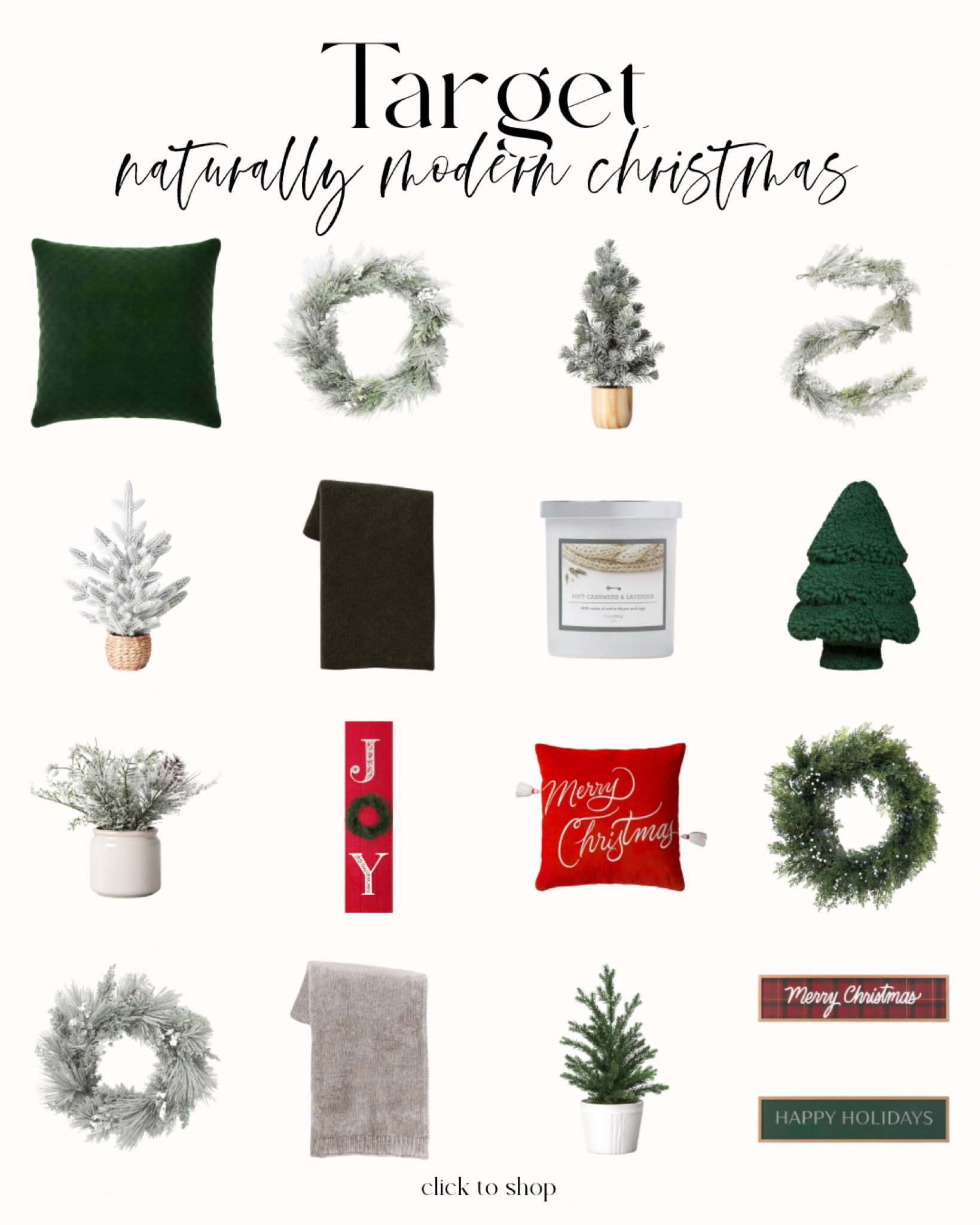 Natural modern Christmas decor from Target

#LTKhome #LTKHoliday #LTKSeasonal