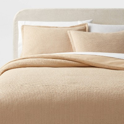 Washed Waffle Weave Duvet Cover and Sham Set - Threshold™ | Target