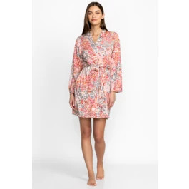 FELINE BLUSH SLEEP ROBE | Johnny Was