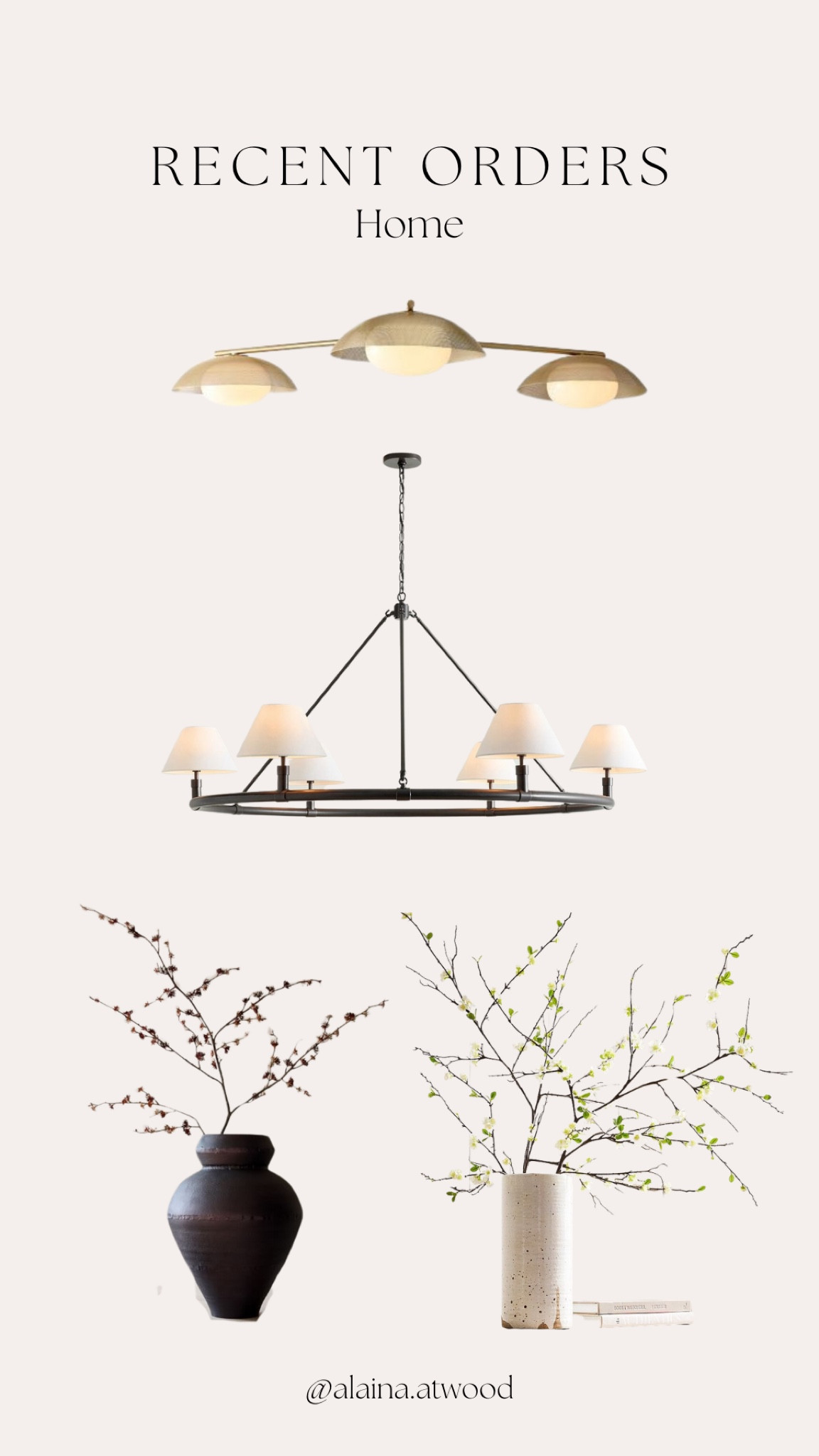 A few recent orders for our home! 

home, home decor, lighting, chandelier, faux blossom branch, faux elm branch, west elm, pottery barn 

#LTKSaleAlert #LTKHome
