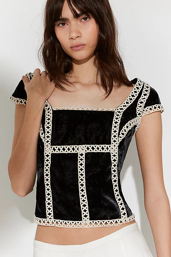 Tyler Velvet Corset Top | Free People (Global - UK&FR Excluded)