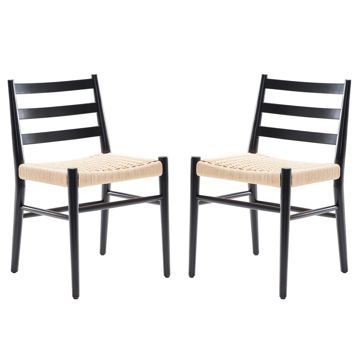 Atyanna 18.5'' H Paper Upholstered Beech Side Chair (Set of 2) | Wayfair North America