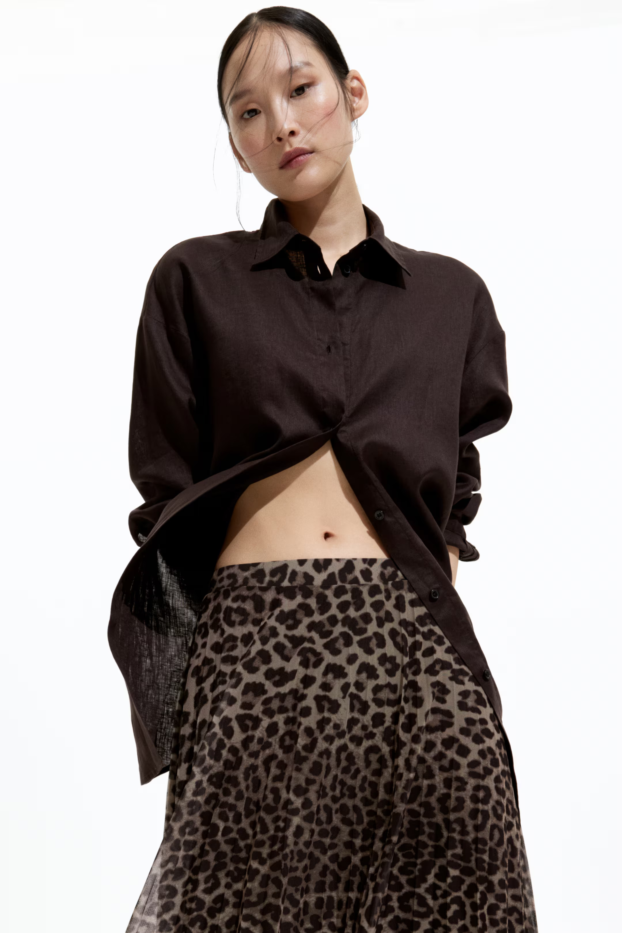 Pleated Mesh Skirt | H&M (US + CA)