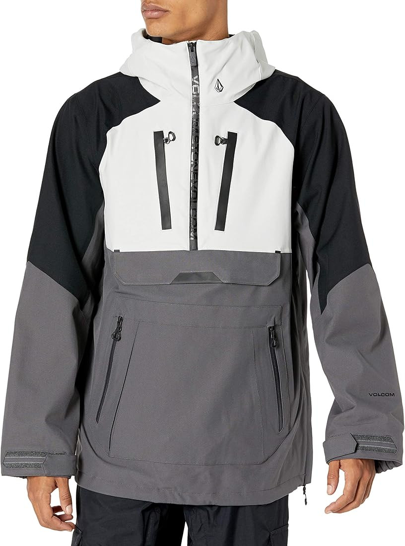 Volcom Men's Brighton Pullover Anarok Hooded Snowboard Jacket | Amazon (US)