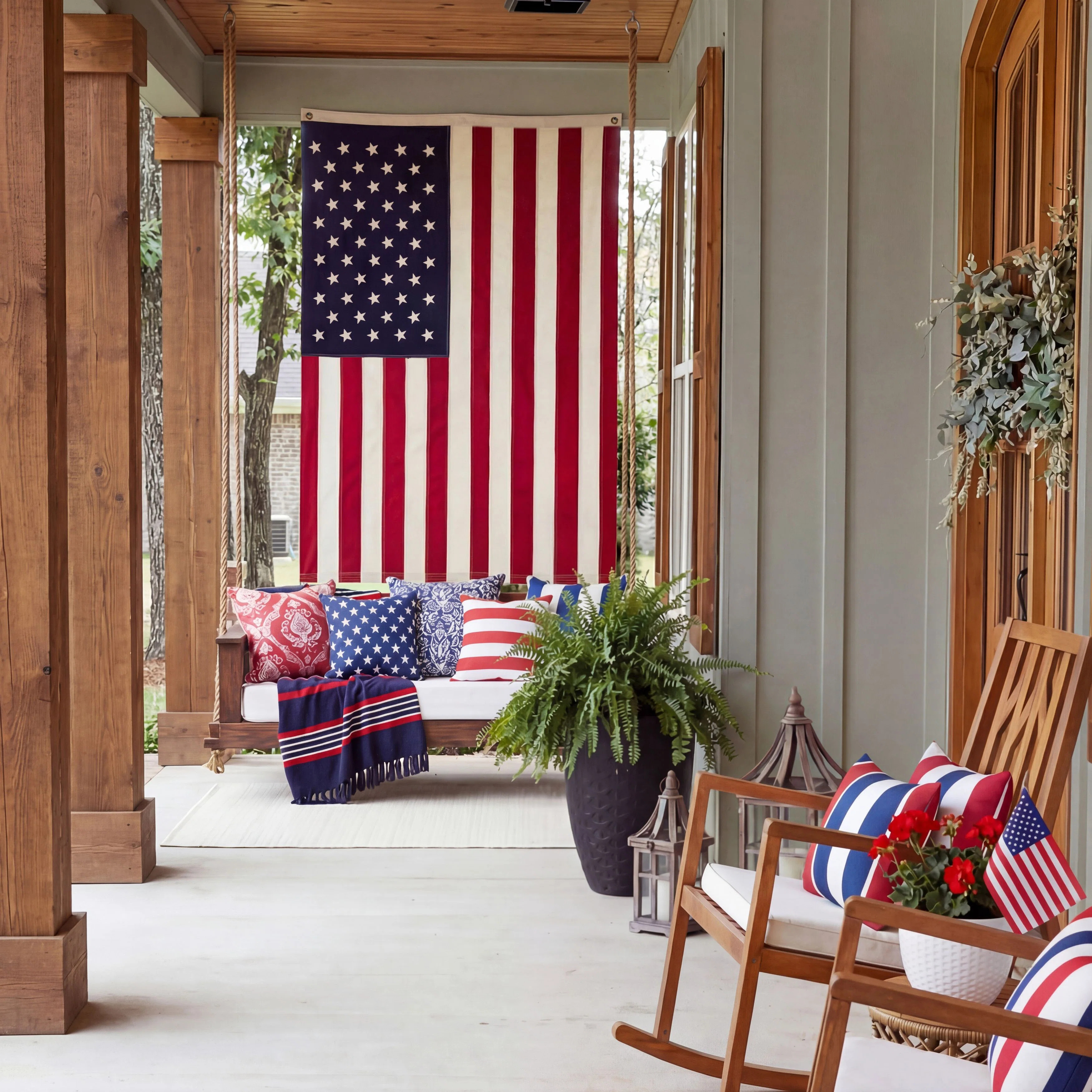 Grange Double Sided 36'' H x 60'' W Polyester House Flag | Wayfair North America