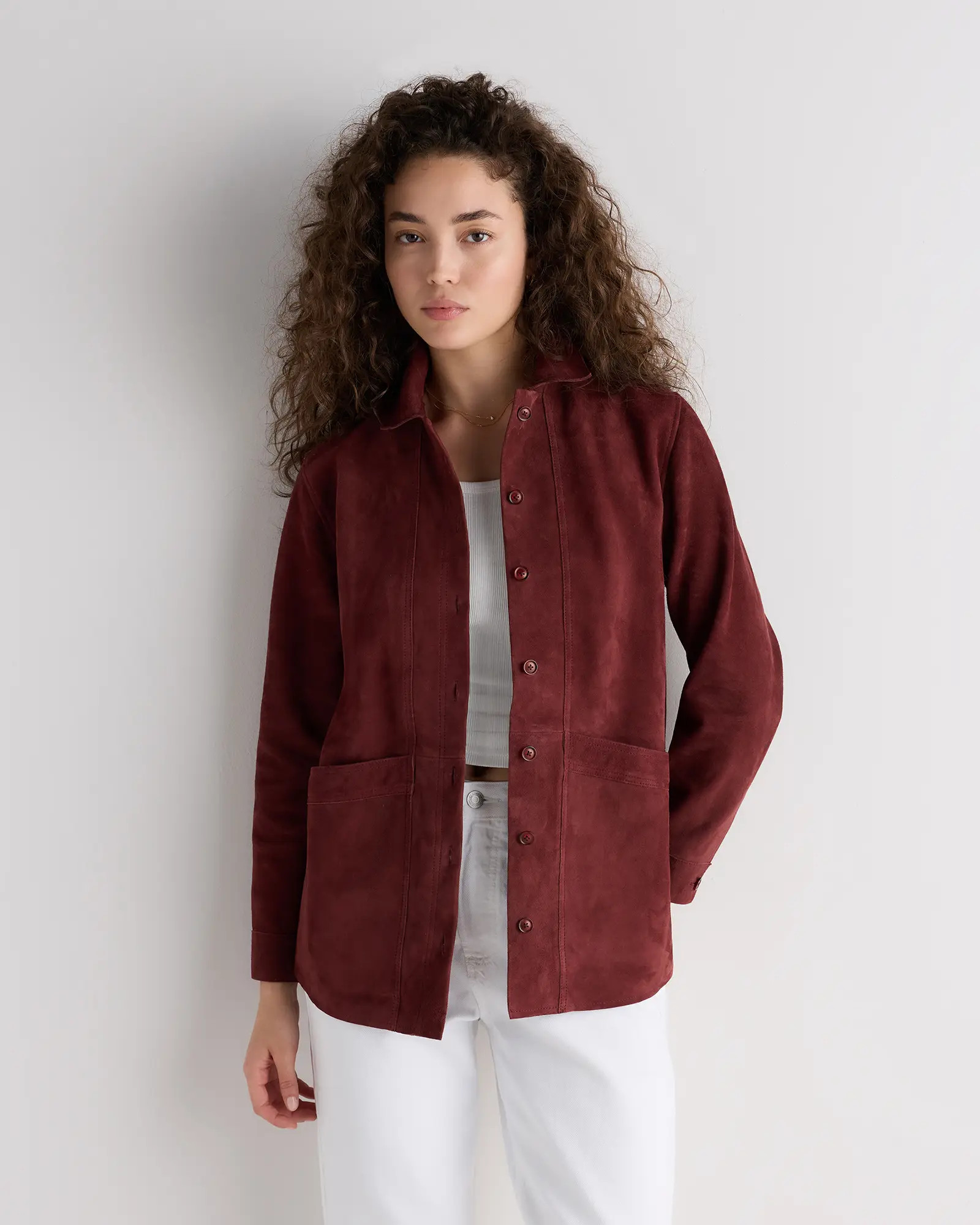 100% Suede Chore Jacket | Quince