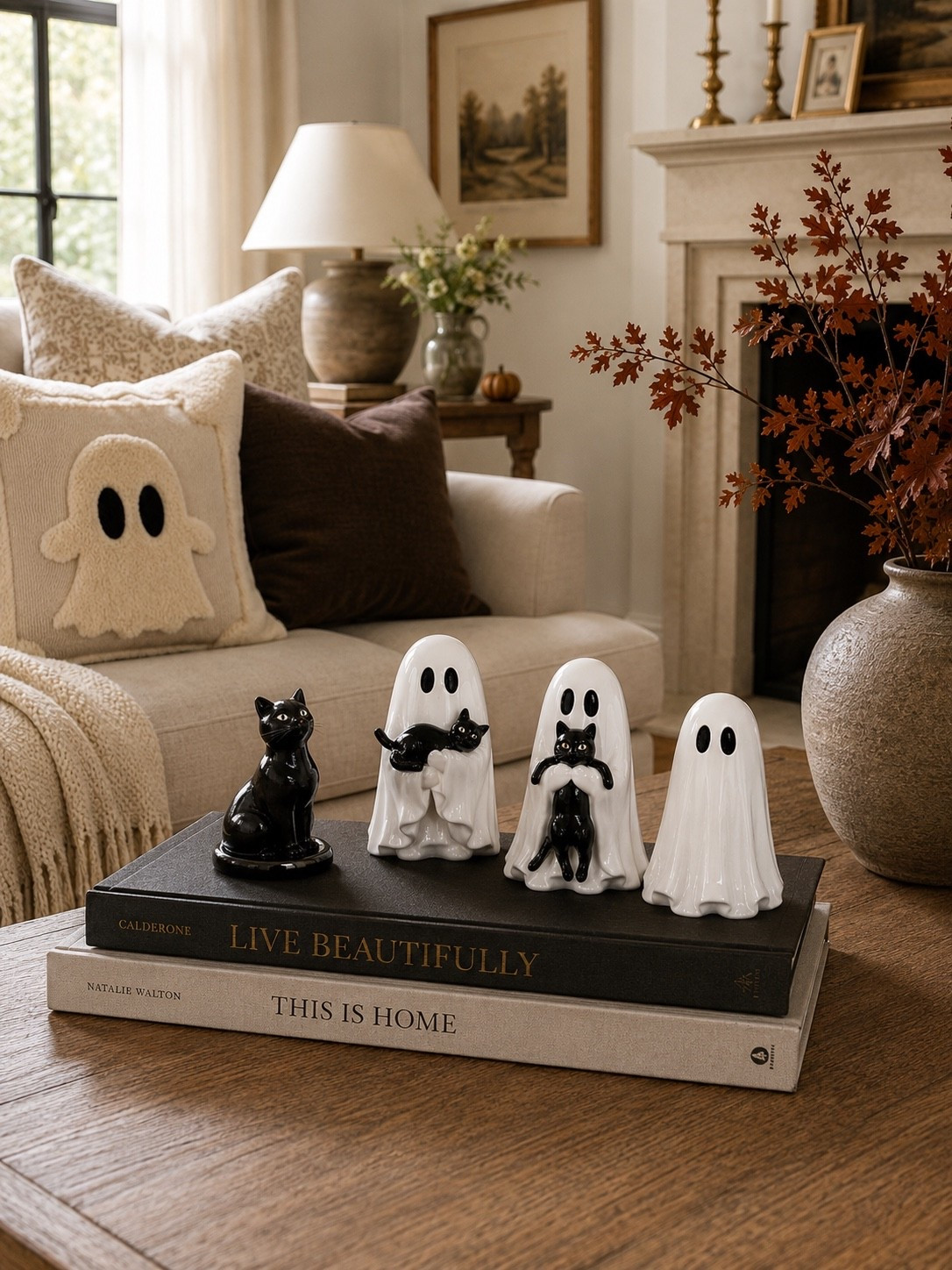 ADORABLE HALLOWEEN ACCENTS FOR A COZY HOME

Follow @farmtotablecreations on Instagram for more home finds and styling inspiration.

These sweet little ghost figurines and black cat are the perfect way to add a touch of Halloween without overwhelming your space. Styled on a couple of coffee table books, they create a collected, elevated look that’s playful, timeless, and easy to incorporate into your existing décor. These Amazon finds are the kind of pieces you’ll look forward to displaying every fall.

#AmazonHome #HalloweenDecor #CozyHome #CoffeeTableDecor #FallHomeDecor

#LTKHome #LTKSaleAlert #LTKSeasonal
