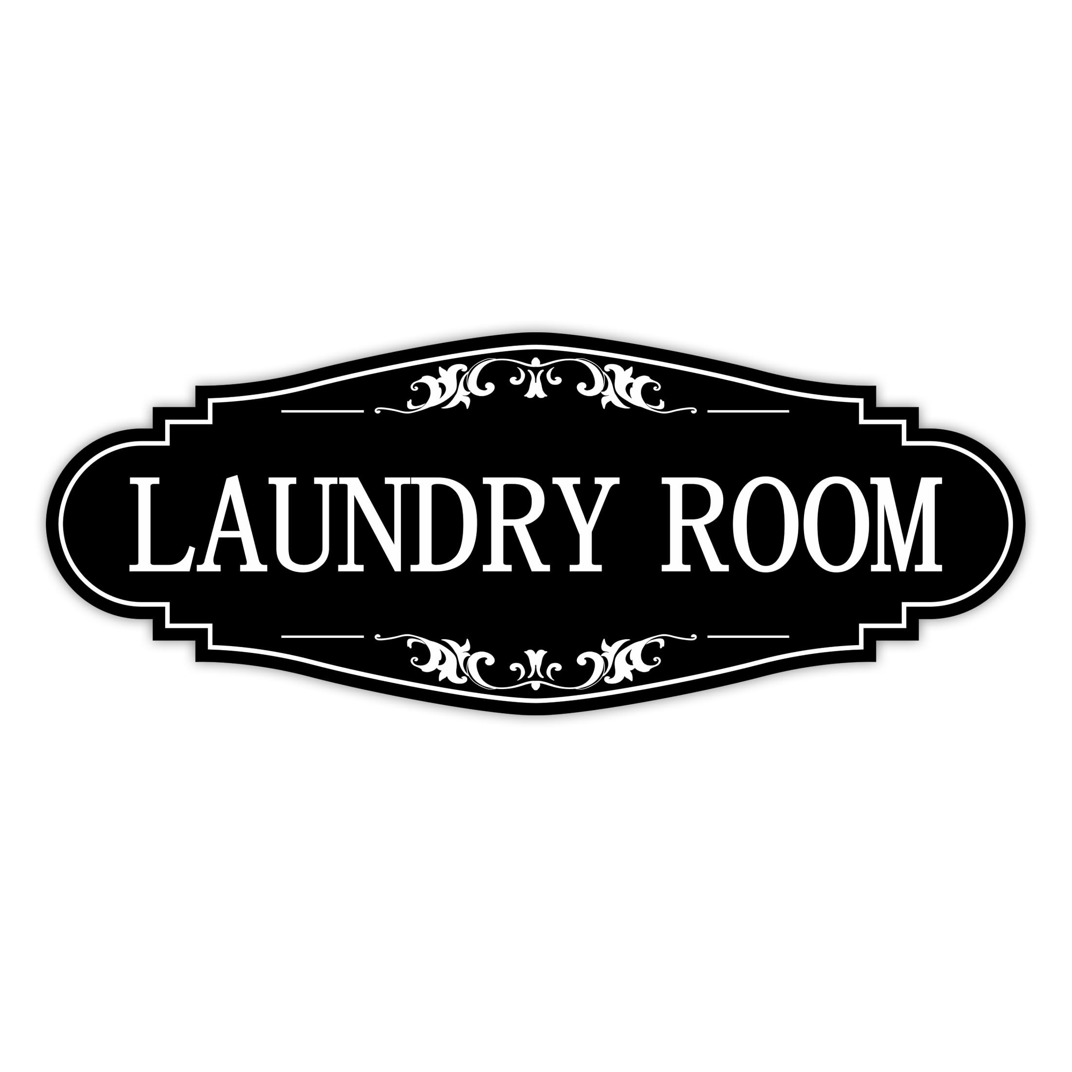 Laundry Room Door Sign for Business and Home，Self-adhesive Waterproof Cute Laundry Room Door St... | Amazon (US)