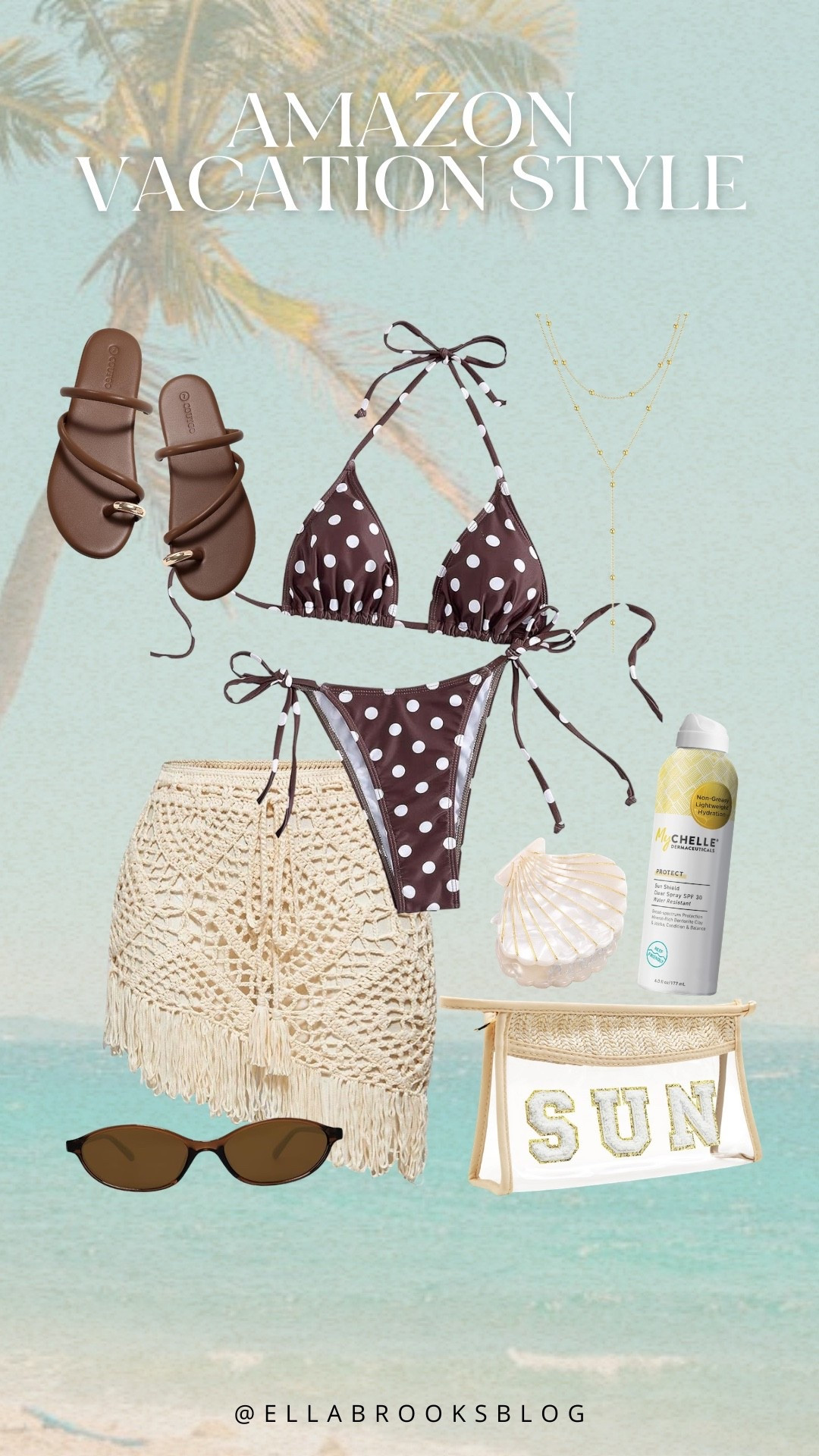 Amazon vacation style!

Amazon beach vacation, resort wear, spring break style, polka dot bikini, crochet coverup skirt

#LTKSwim #LTKTravel #LTKSeasonal