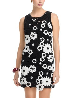 AQUA Floral Crochet Dress - Exclusive | Bloomingdale's Women | Bloomingdale's (AU)