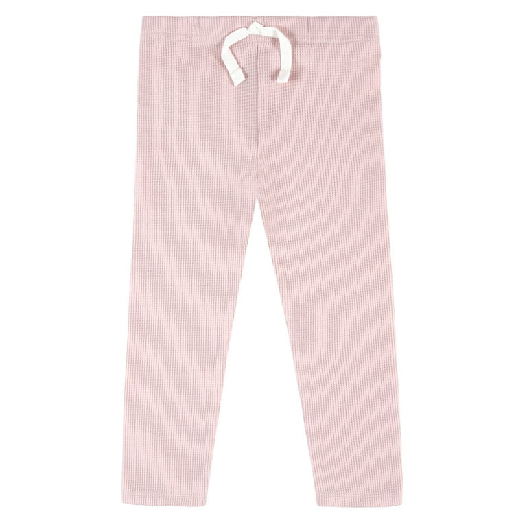 Modern Moments by Gerber Baby & Toddler Girls Waffle Top & Pant 2 Piece Outfit Set, (12M - 5T) | Walmart (US)