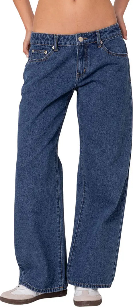 Raelynn Washed Wide Leg Jeans | Nordstrom