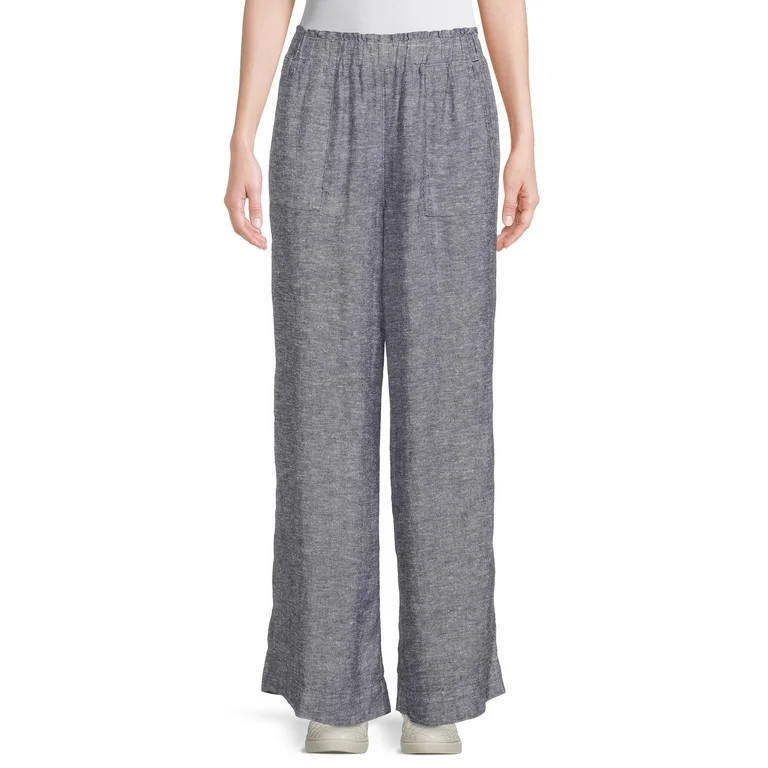 Time and Tru Women's Linen Pants | Walmart (US)