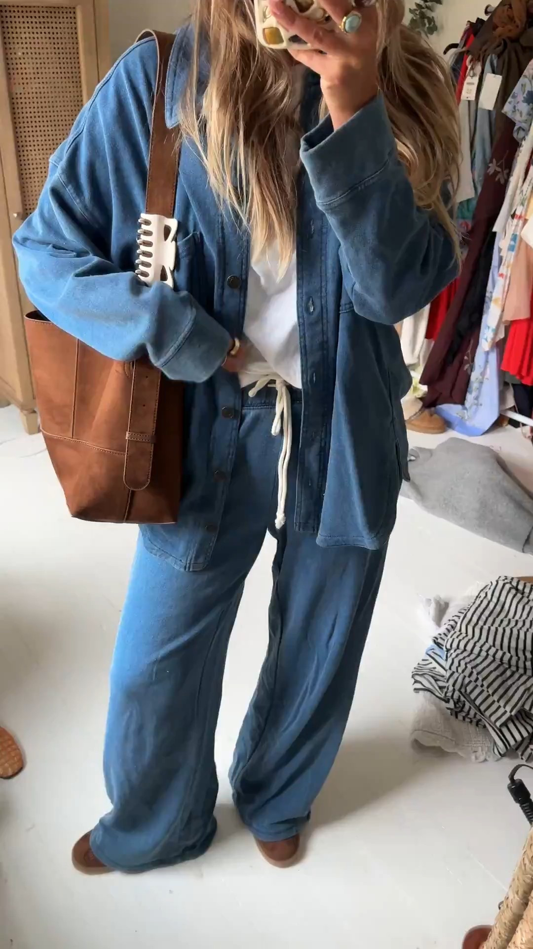 My favorite cozy winter denim set is still in stock! I’m wearing the vintage indigo wash but it comes in a bunch of other colors. This has been a favorite of mine for years 🤎

#LTKFindsUnder100 #LTKSeasonal #LTKootd