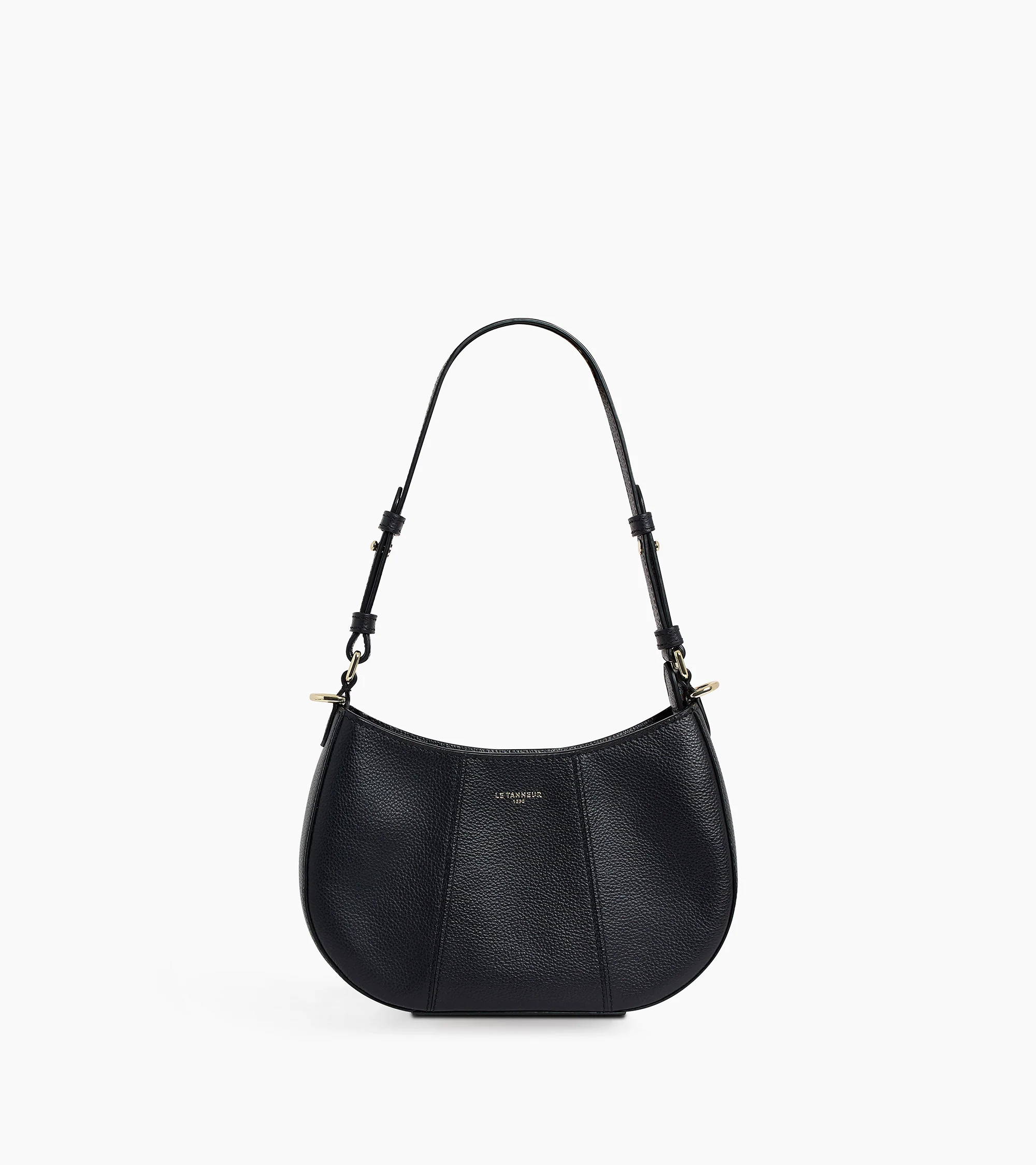 Juliette small half-moon bag in grained leather | Le Tanneur