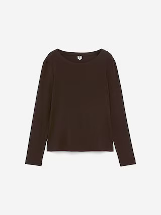 Rib Long-Sleeve Top | Arket UK