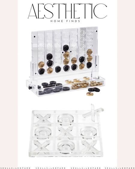 These aesthetic connect 4 and tic tac toe boards are everything !! Such a cute idea for anyone with kids who wants to still keep a cute aesthetic lol

Home decor, aesthetic home decor, acrylic home decor, acrylic tic tac toe, acrylic connect 4, aesthetic finds, new year refresh, z gallerie 

#LTKhome #LTKstyletip #LTKFind