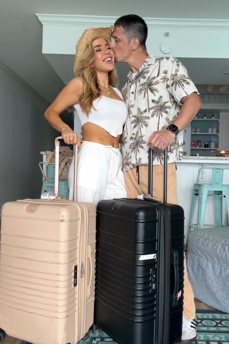 His and hers suitcases from beis! Check in medium 

#LTKTravel #LTKItBag #LTKMens