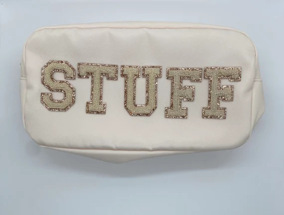 LARGE Customized Zipper Pouch - Pick Your Patches! | Etsy (US)