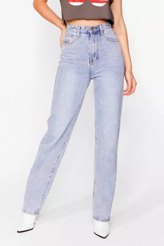 Straight High Waisted Jeans | Nasty Gal (US)