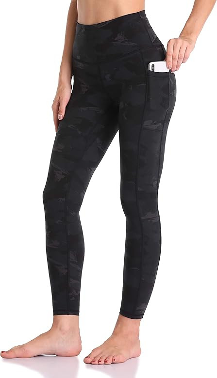 Women's High Waisted Yoga Pants 7/8 Length Leggings with Pockets | Amazon (US)