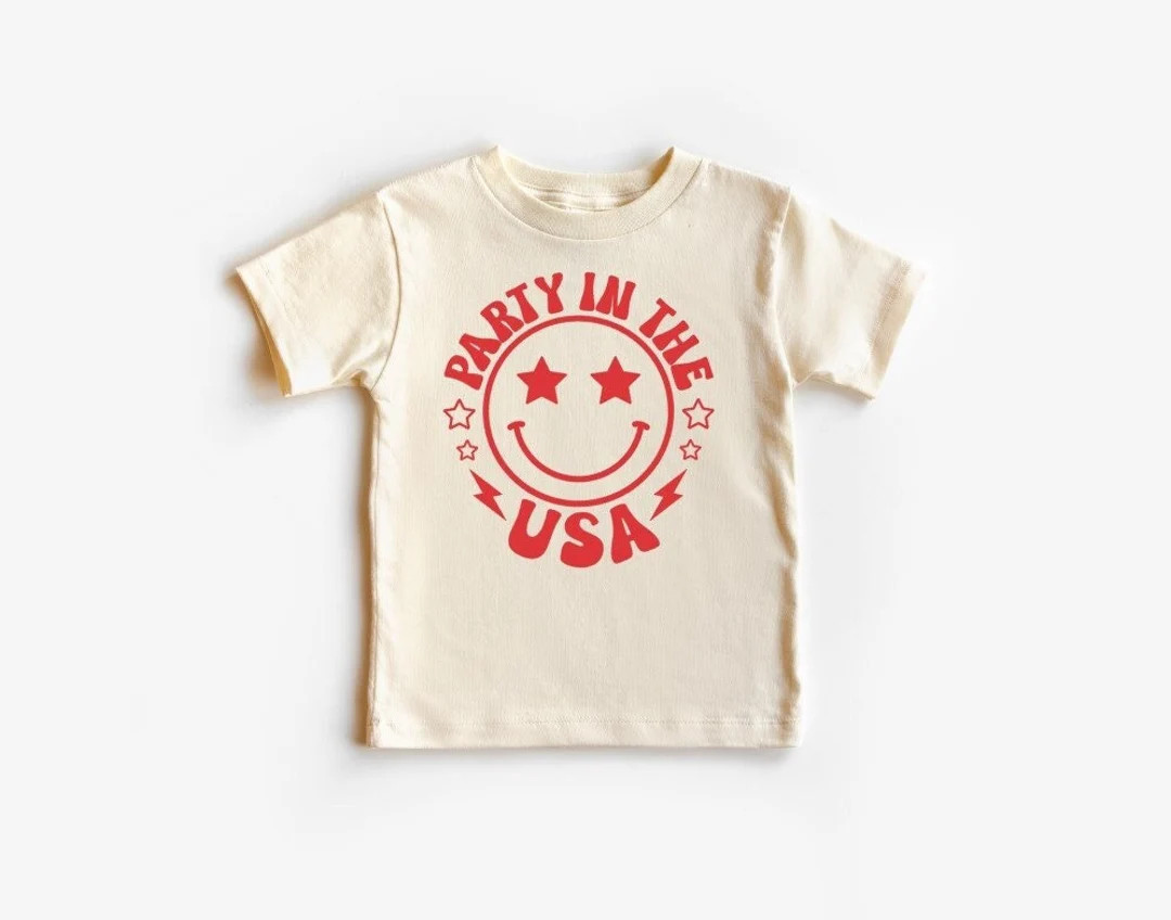 Party In The USA, Toddler or Youth T-Shirt, 4th Of July Shirt, Memorial Day Shirt, Summer Shirt, ... | Etsy (US)