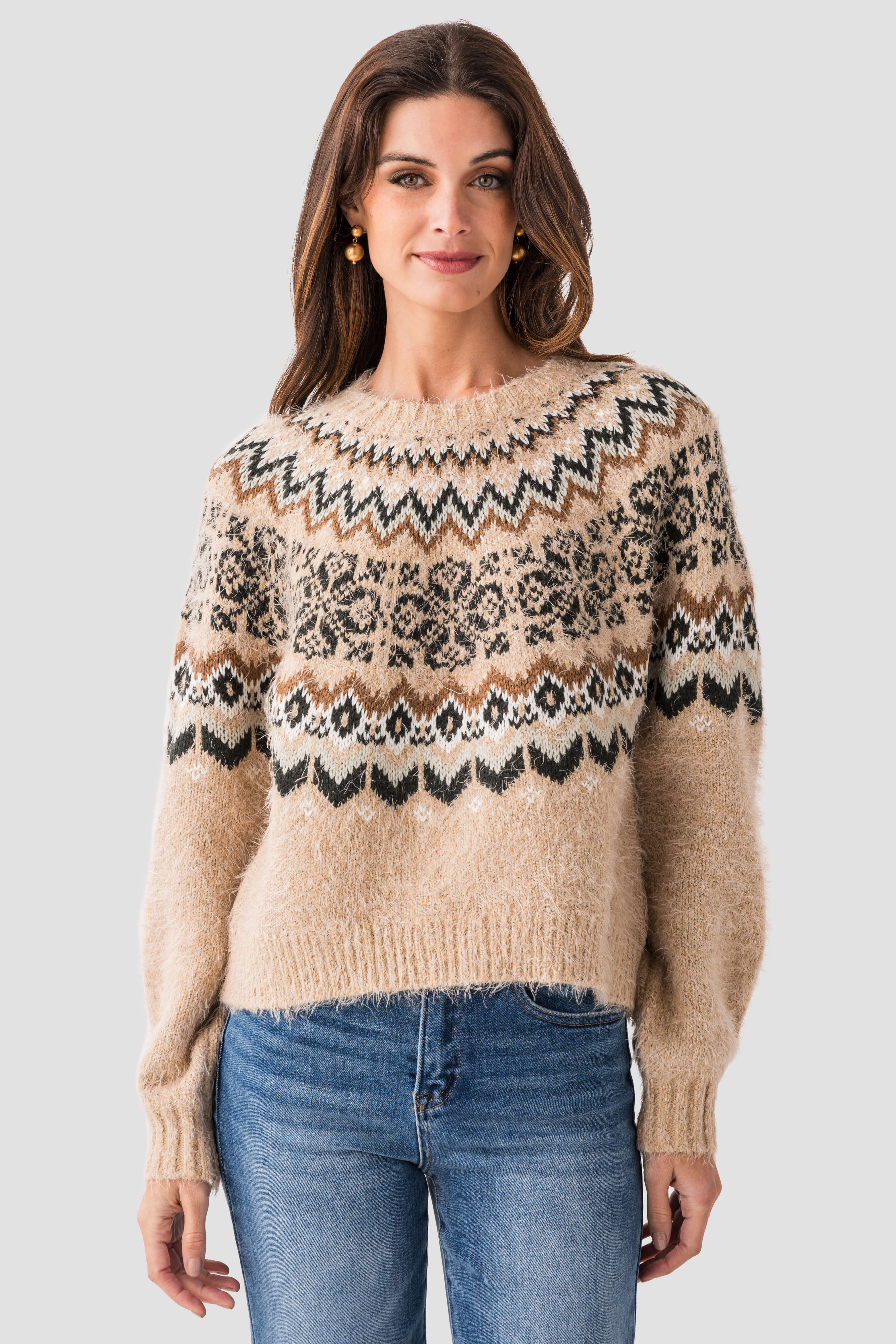 Z Supply Kenaby Fair Isle Sweater | Social Threads