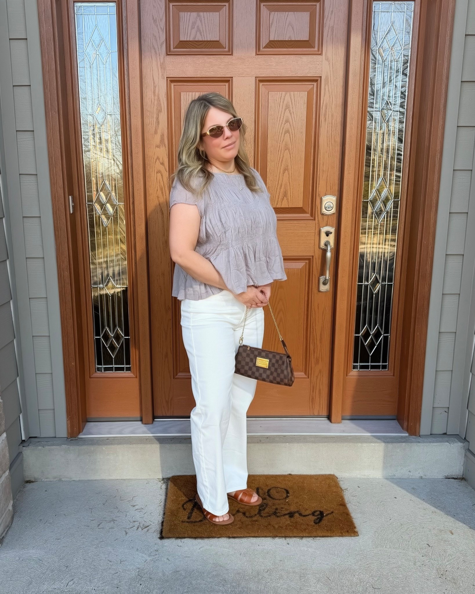 Easy, elevated outfits are what I’ll be living in this spring. These jeans are honestly some of my most worn. I have them in a few washes because they’re that good. They’re comfortable, flattering, and easy to style with just about anything. I’m also really loving this top. It’s 100% cotton, which makes it super breathable and perfect for the warmer months ahead. You can literally wear this outfit anywhere. 

#LTKootd #LTKFestival #LTKOver40