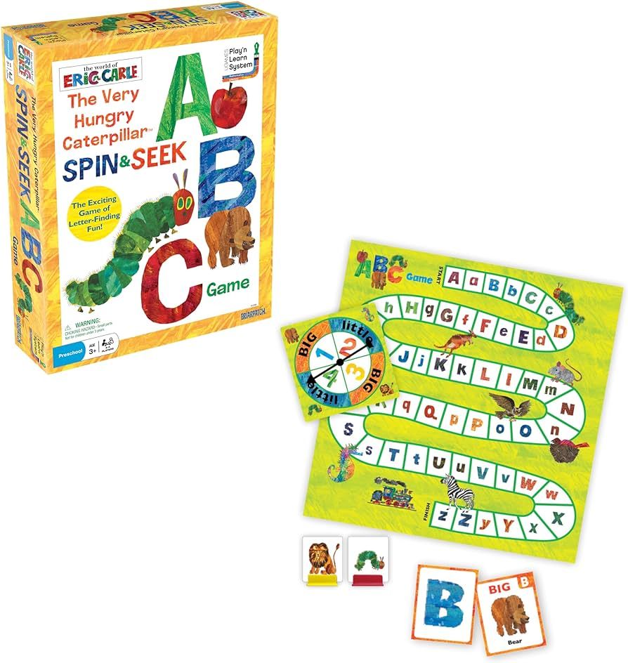 Briarpatch | The Very Hungry Caterpillar Spin & Seek ABC Game, Ages 3+ | Amazon (US)