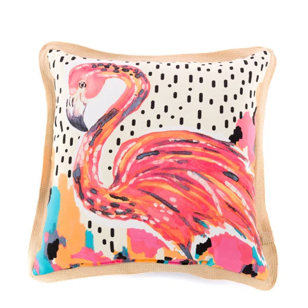 Adames Fringed Indoor/Outdoor Throw Pillow | Wayfair North America