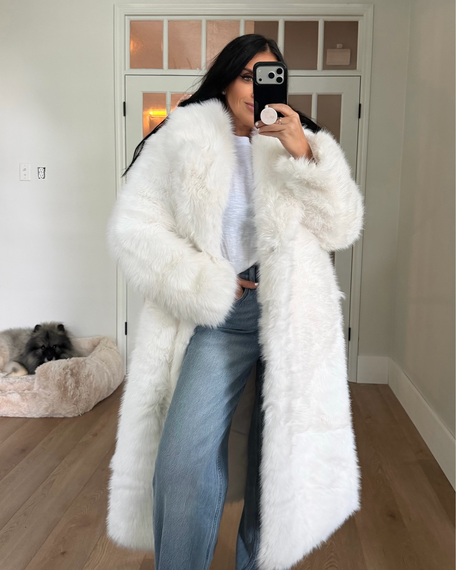 Akira faux fur coat