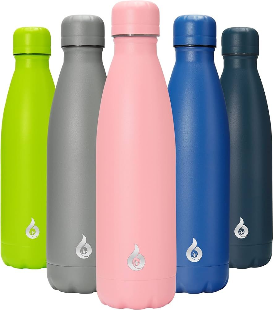 BJPKPK 17oz Stainless Steel Water Bottles Dishwasher Safe Sports Insulated Kids Water Bottle for ... | Amazon (US)