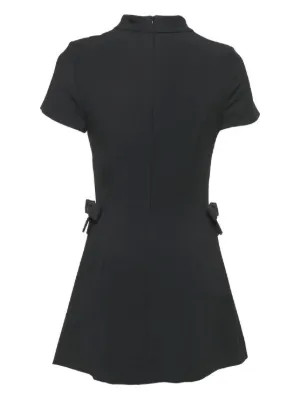 crepe bow dress | Farfetch Global