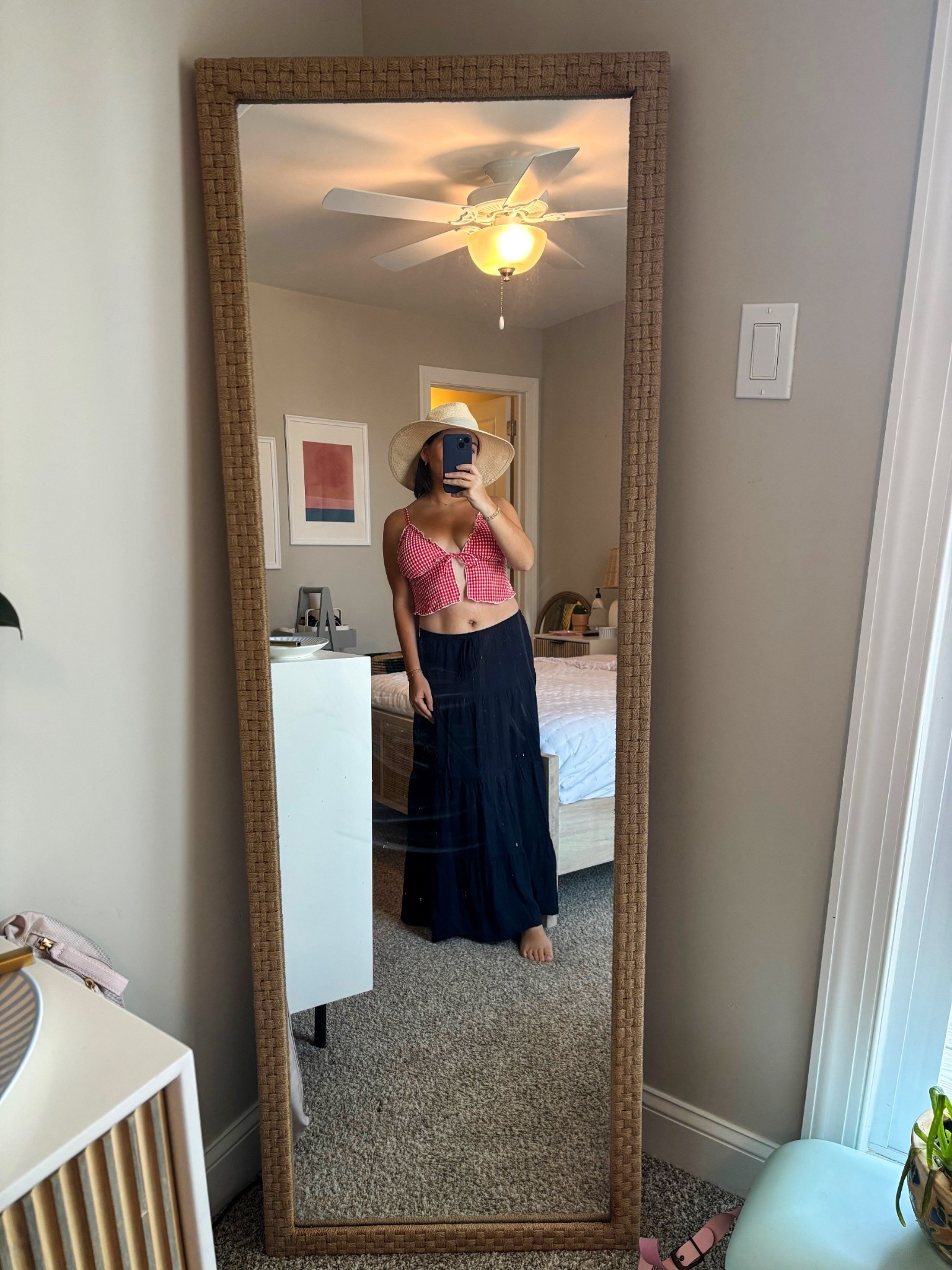 Loving gingham this summer 🍓
Wore this Target tankini with my go-to maxi from PacSun (John Galt, which is actually Brandy Melville!) & a classic straw hat. Linked the updated skirt (only seems to be available in white now), plus similar hats, a mirror dupe & the seashell cowgirl hat I’m grabbing next 🐚

#LTKSwim #CoastalStyle #TargetFinds #PetiteStyle

#LTKPetite #LTKSeasonal #LTKSwim