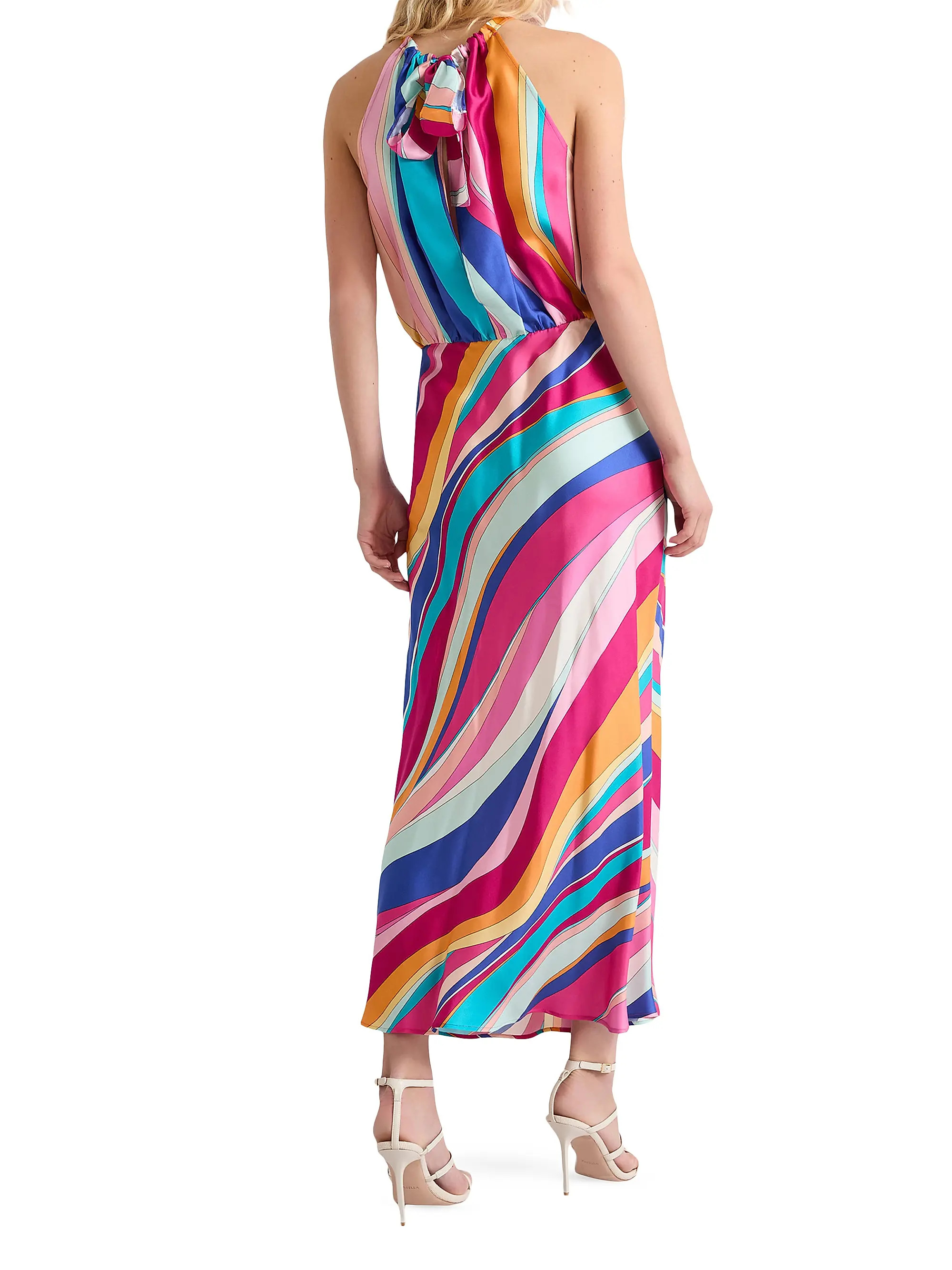 Marella Long Silk Twill Dress | Saks Fifth Avenue | Saks Fifth Avenue