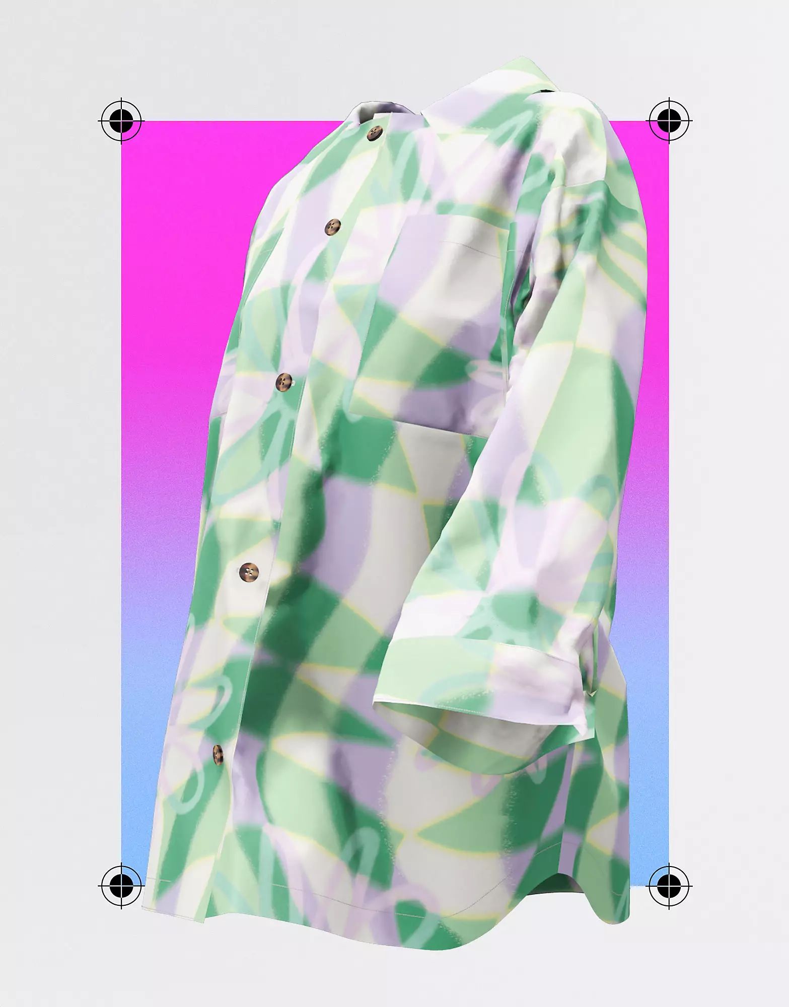 ASOS DESIGN printed shacket in pink - PINK | ASOS (Global)