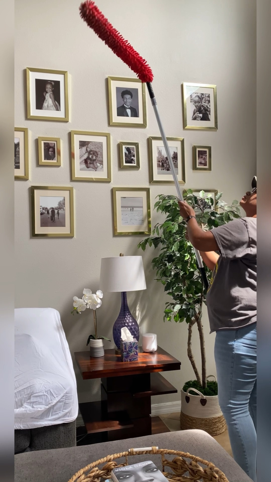 If you have high ceilings and don’t like pulling out the ladder to dust than this is for you. #cleaninghack #amazonfinds #cleanwithme 

#LTKfindsunder50 #LTKhome #LTKVideo