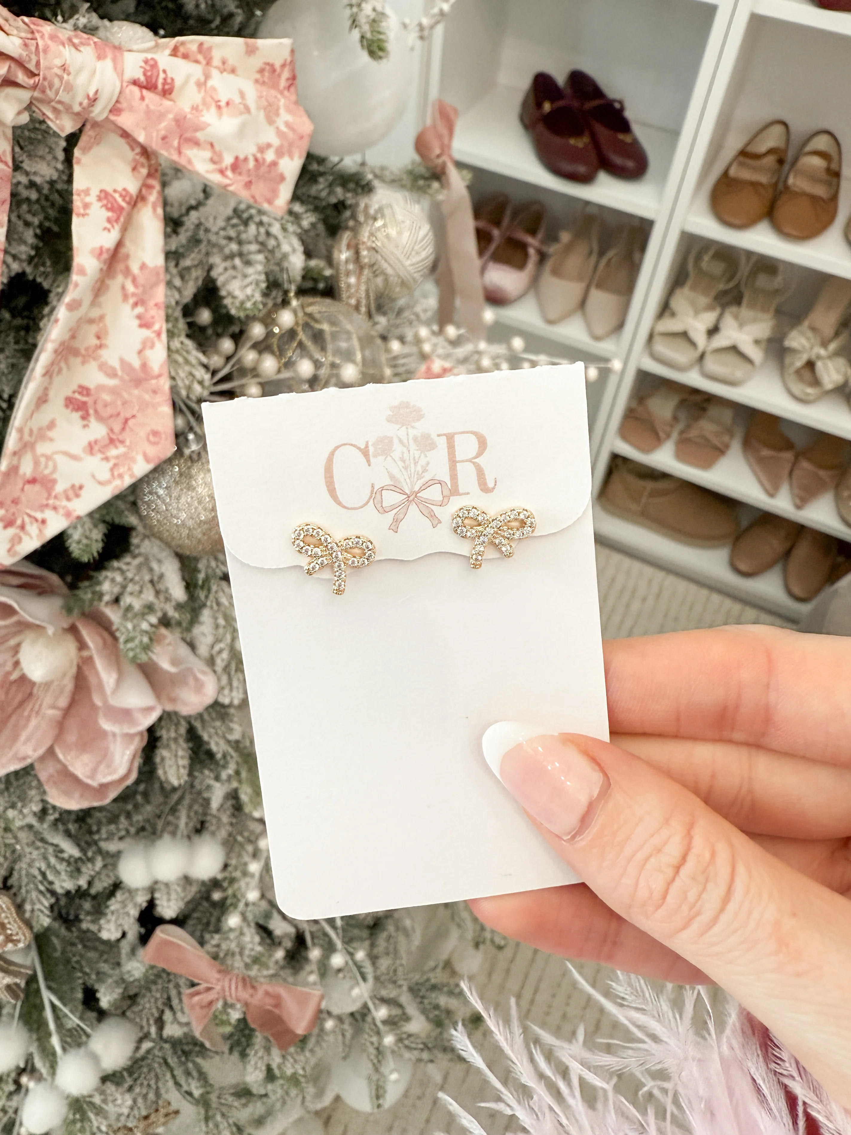 Lana Bow Gold Filled Stud Earrings | Carin Rose