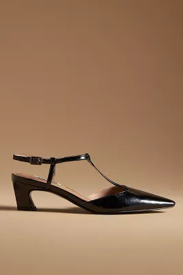 Bibi Lou Pointed-Toe T-Strap Heels | Anthropologie (US)