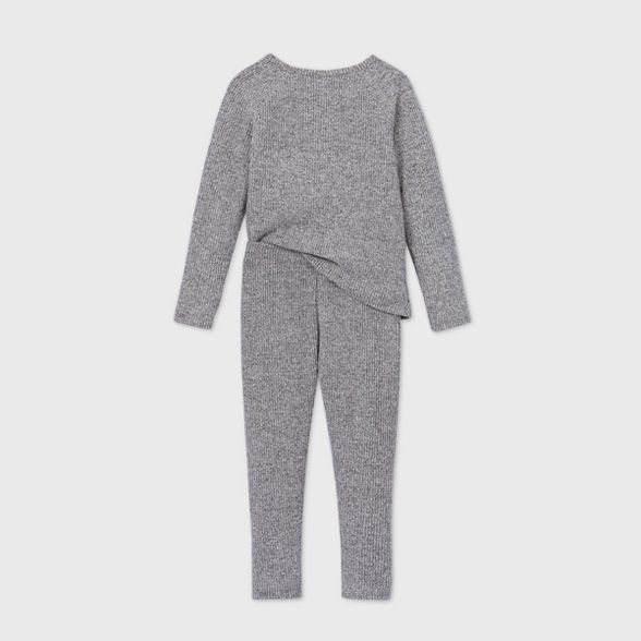 Toddler Girls' Cozy Ribbed Top & Leggings Set - art class™ | Target