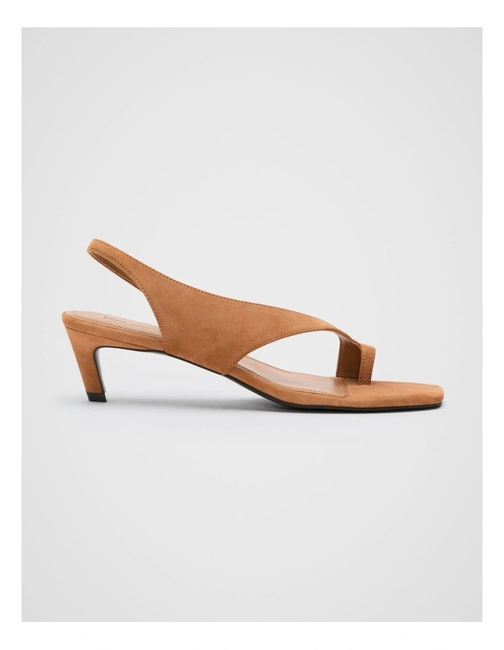 Tamara Slingback Heel in Toffee Suede | Myer